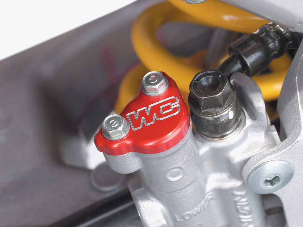 Works Connection - Tapa bba freno trasero Honda Rojo CRF450R 02 - 23 / CRF250R 04 - 23