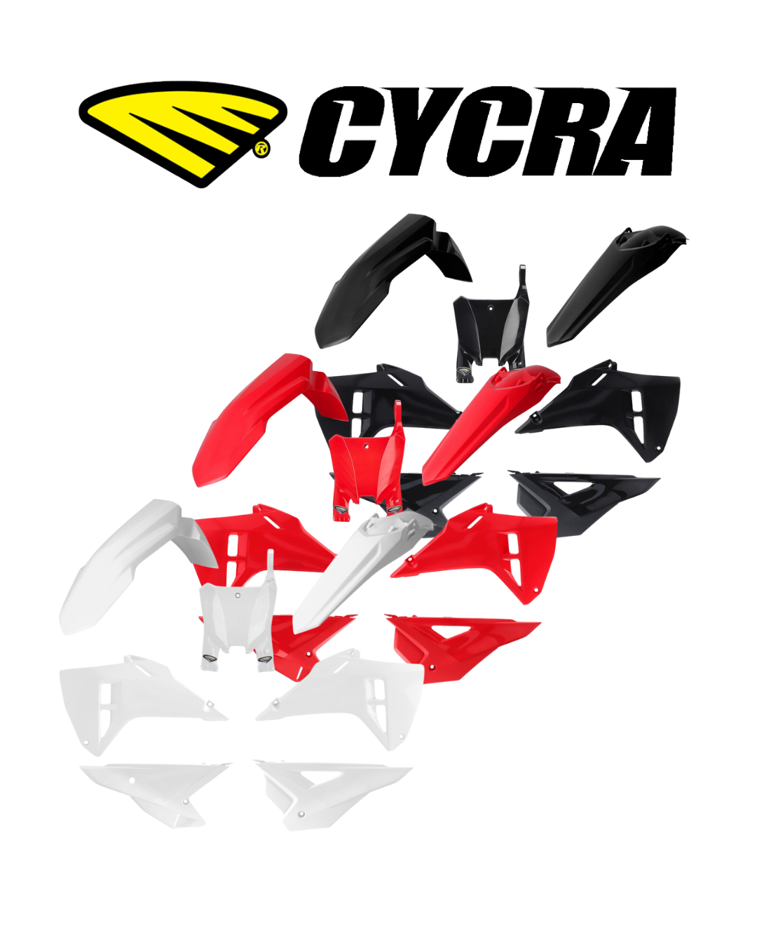 Kit Plásticos Honda CRF250R/RX/450R/RX 2017-2026 | Cycra 5 Piezas