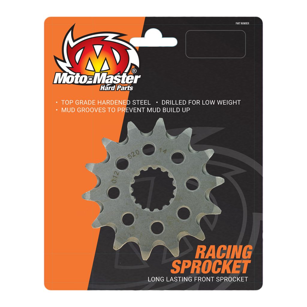"Piñon delantero Moto-Master Ultralight 610171114 14 dientes Yamaha YZ85"

"Front sprocket acero endurecido paso 428 motocross Moto Master YZ 85 LW"

"Upgrade transmision minicross reducir peso eje motor piñon perforado 14T"