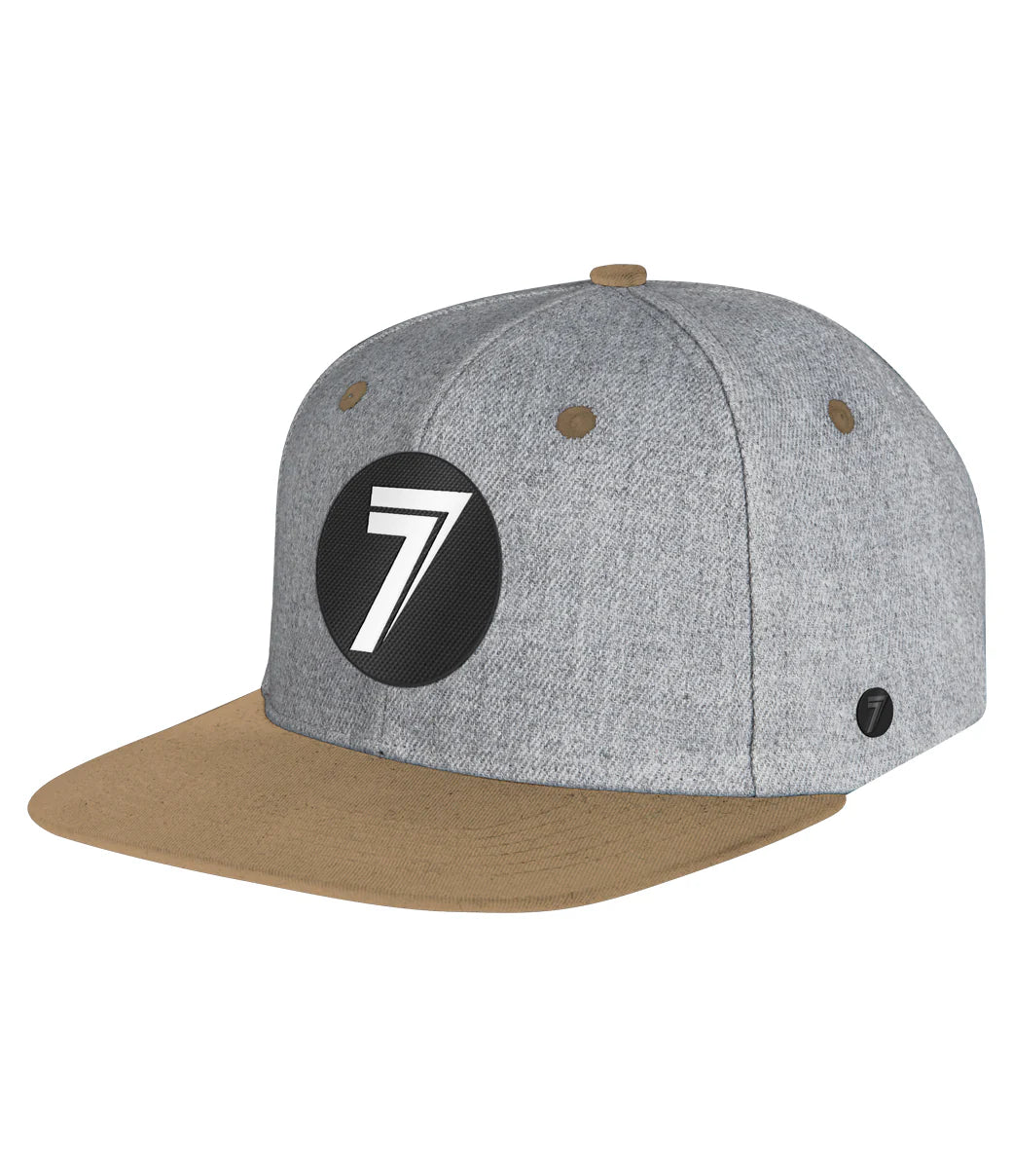 JOCKEY SEVEN DOT HAT HEATHER GRAY/KHAKI