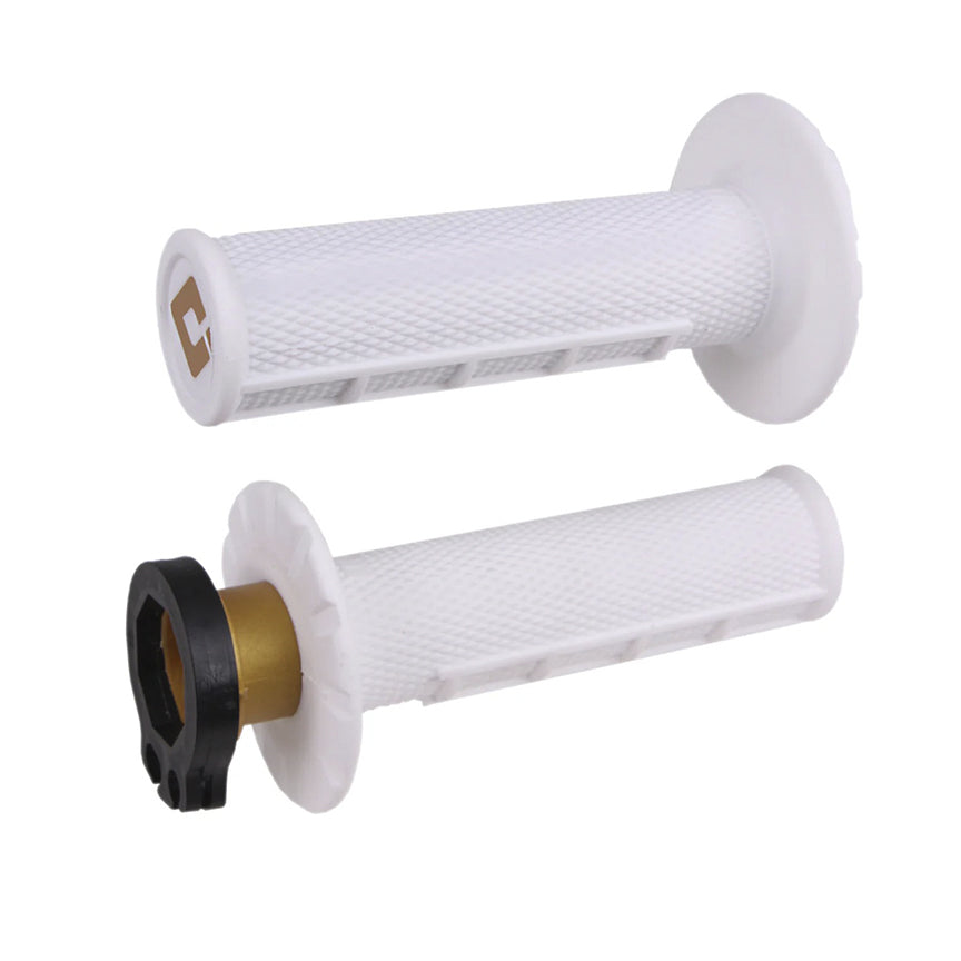 Puños ODI Half-Waffle V2 Lock-On MX – Tracción y Control