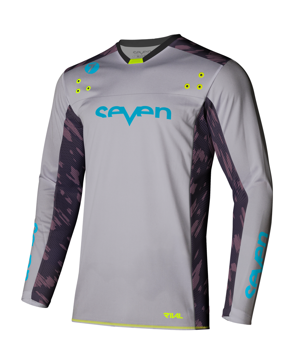 Jersey Motocross Seven Rival Clash Gray / B-Berry 25.1