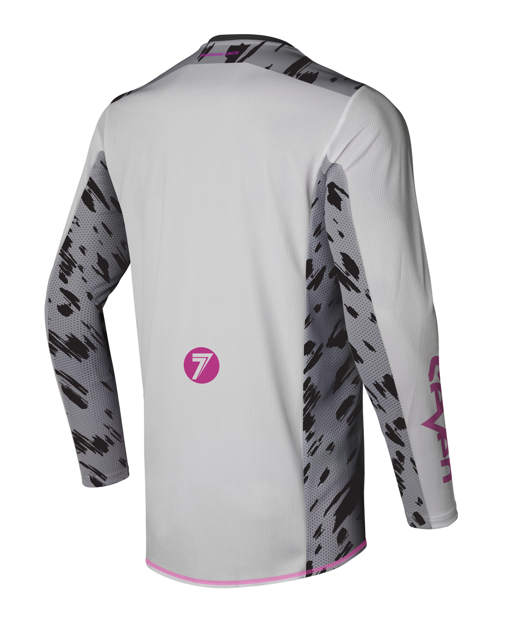 Jersey Motocross Seven Rival Clash 25.1 Blanco Gris | Transpirable