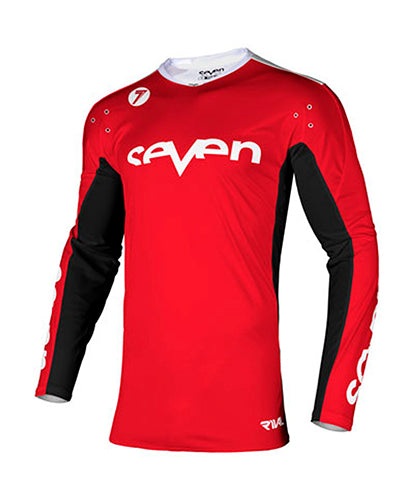 Jersey Moto  Seven Rival Staple Rojo 25.1