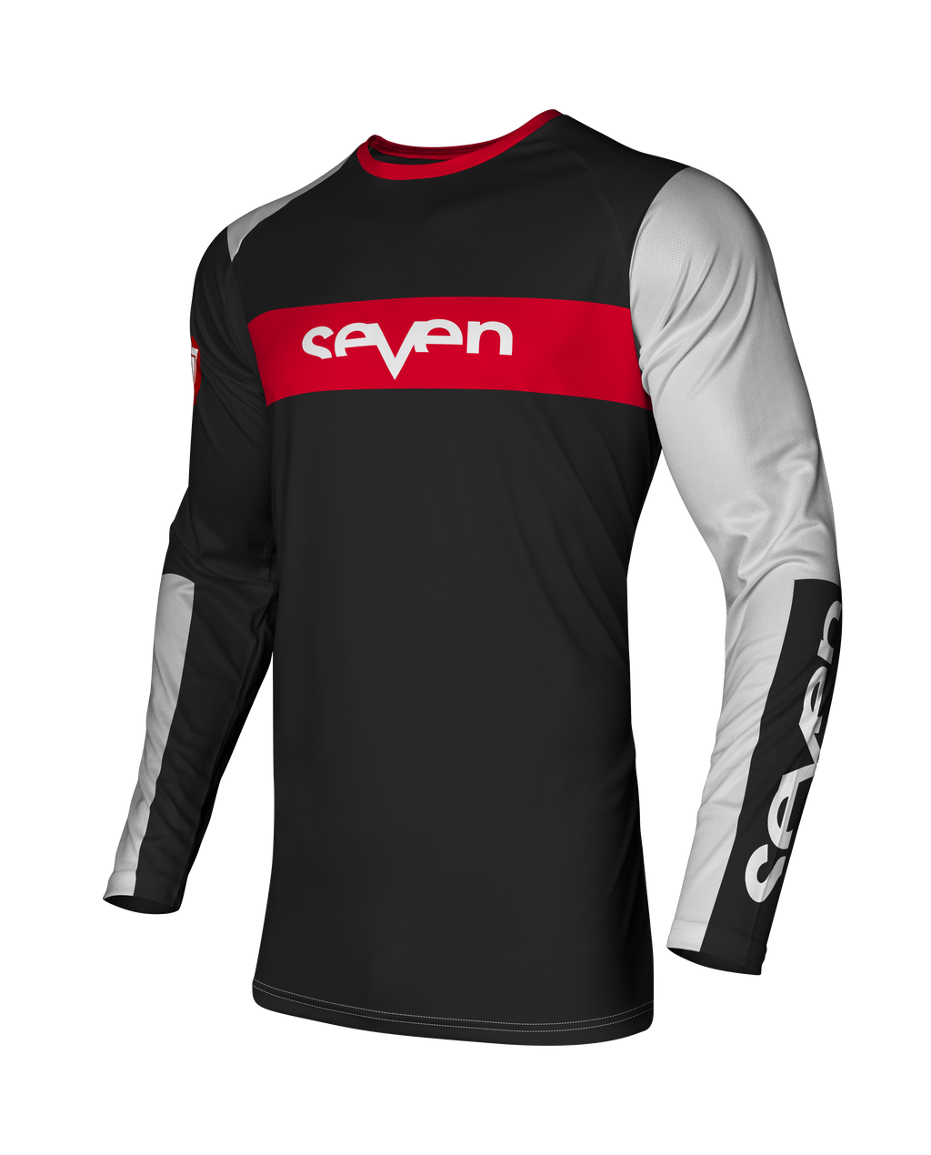 Jersey Motocross Seven Vox Fracture 25.1 Negro/Blanco