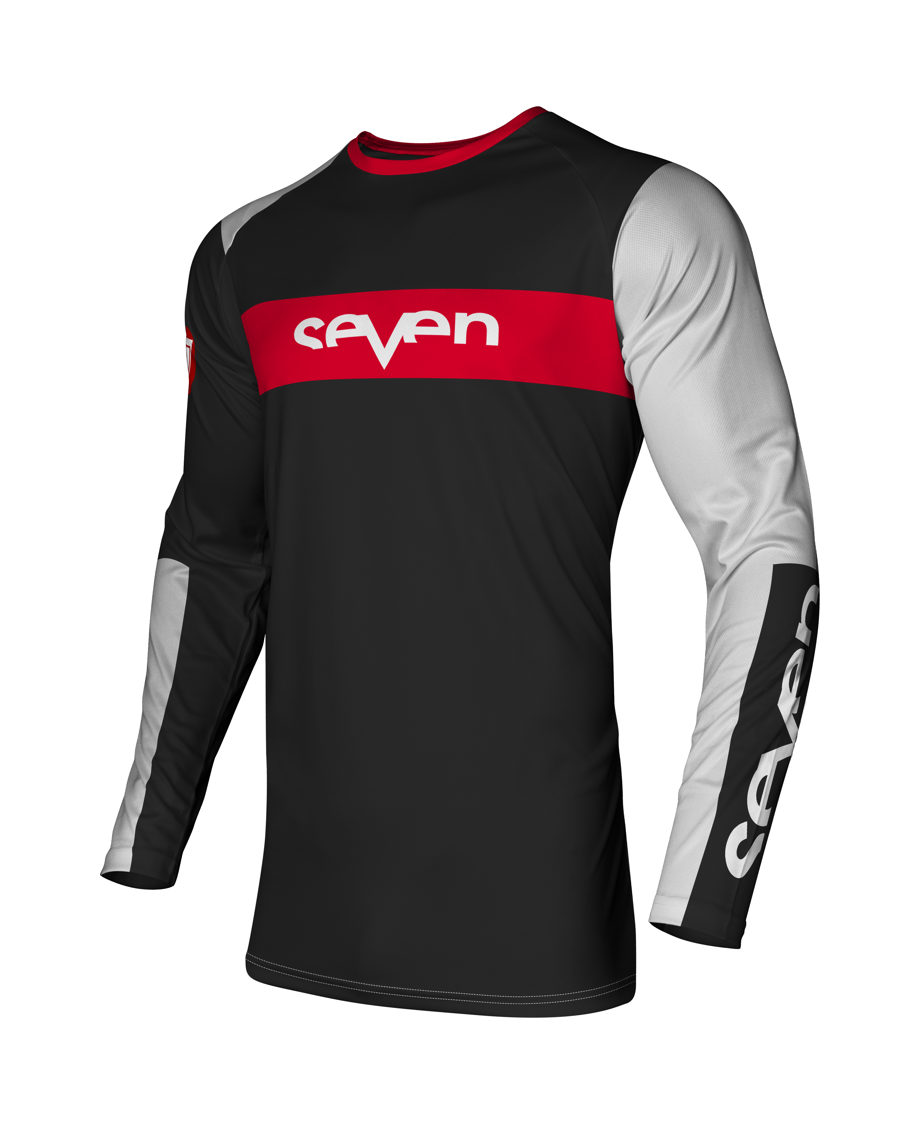Jersey Motocross Seven Vox Fracture 25.1 Negro/Blanco