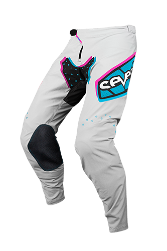 Pantalón Motocross Seven Zero Alter 25.1 Blanco/Negro