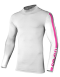 Jersey Compresión Motocross Seven Zero Blanco/Rosado 25.1