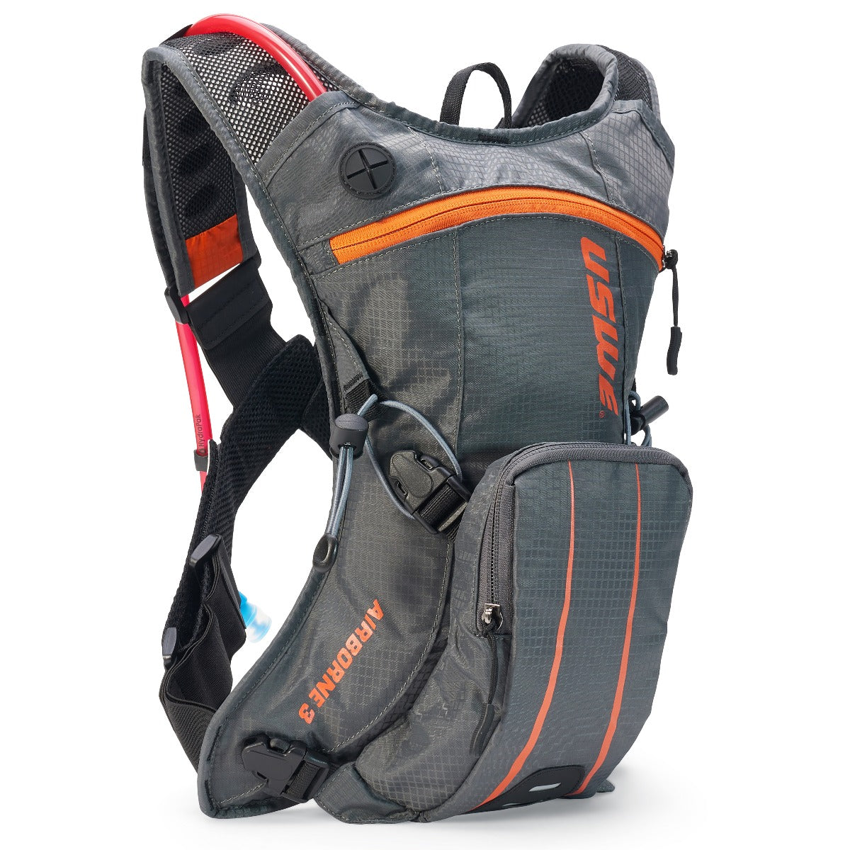 Mochila USWE Airborne 3L Race Edition Naranjo / Gris