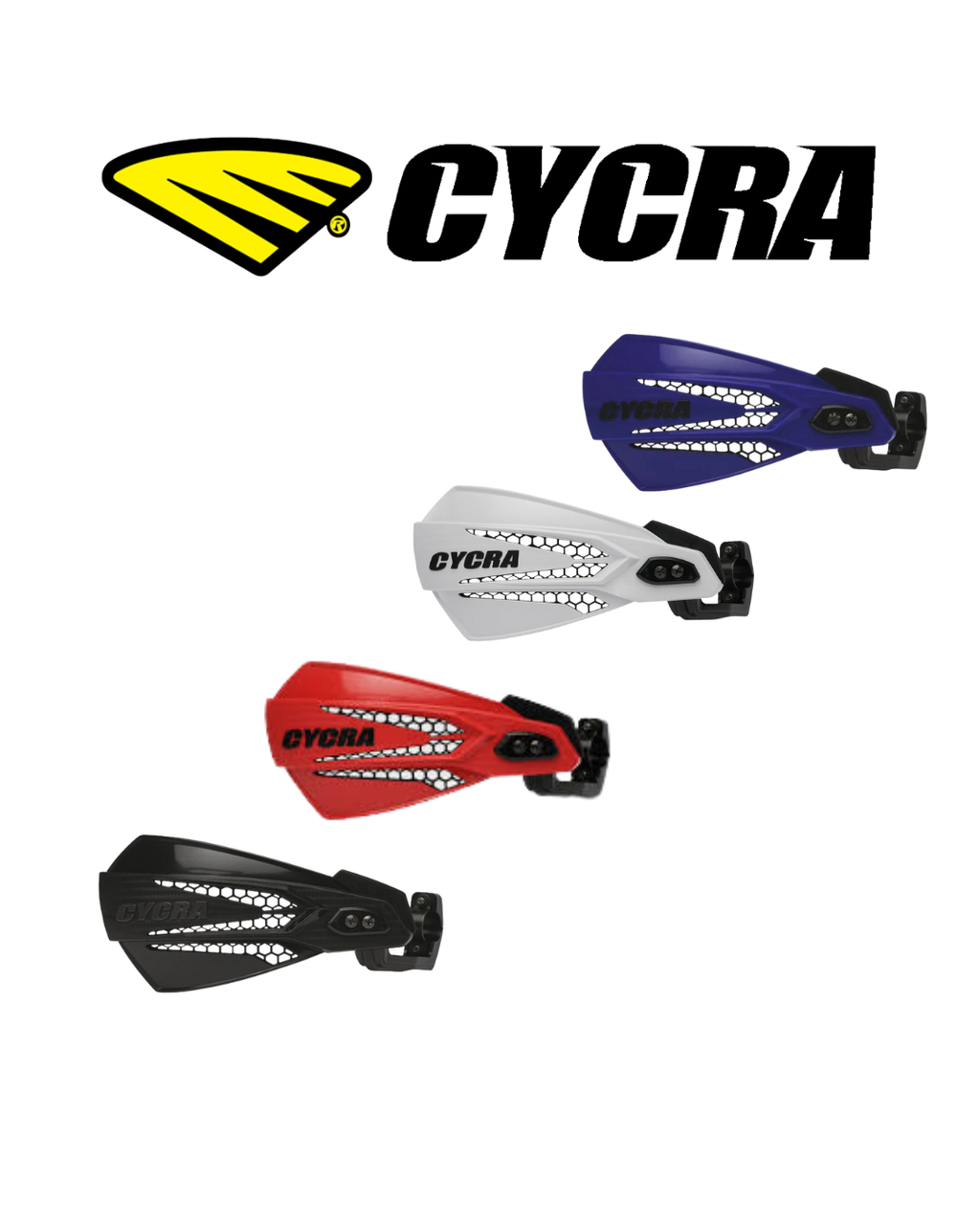 Cubremanos Cycra MX-Race Negro | Protector Abierto Motocross