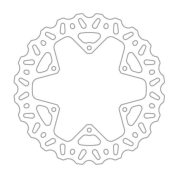 Disco de freno trasero Nitro Moto-Master Yamaha: WR / WRF, YZ / YZF