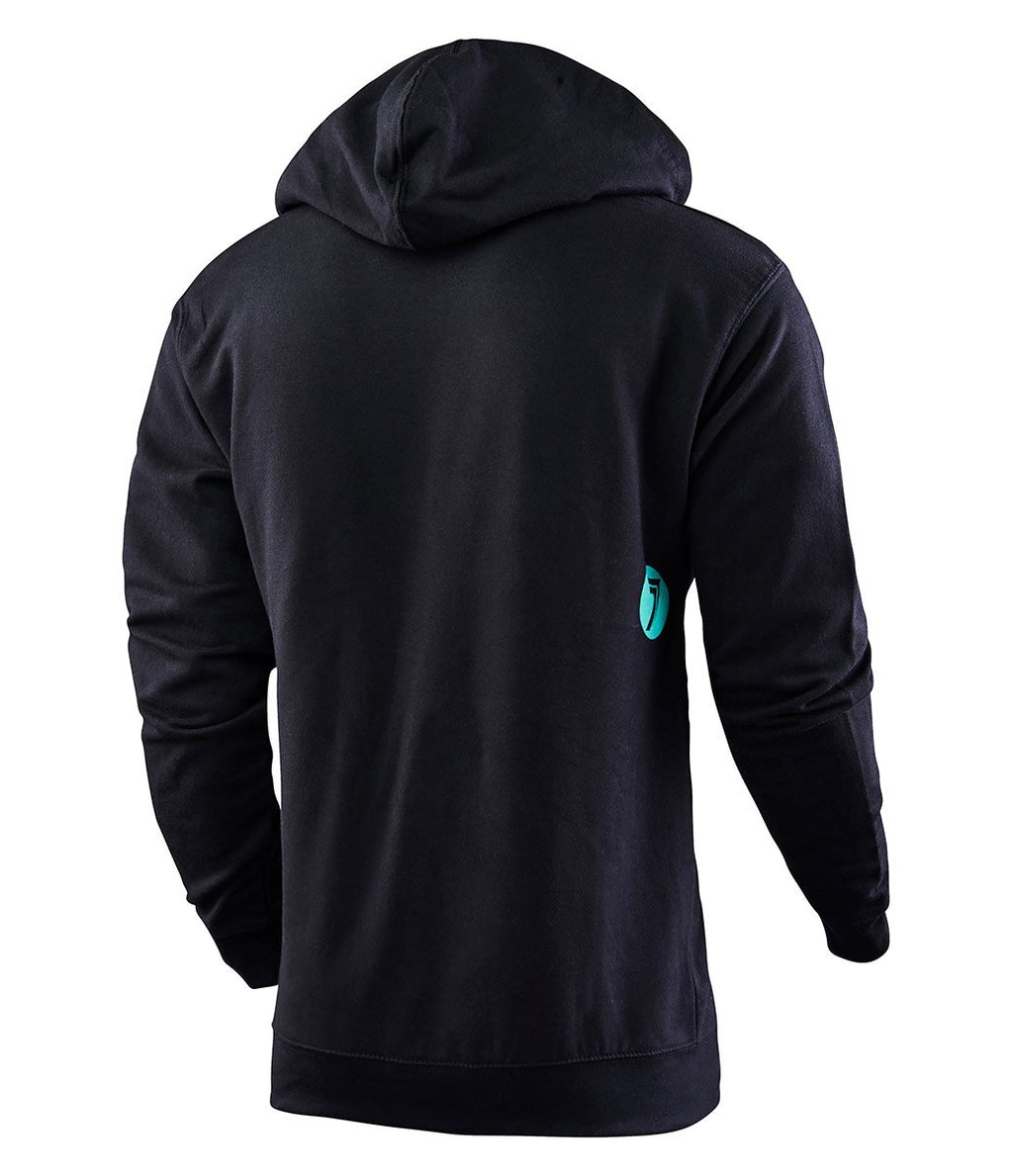 POLERON SEVEN BRAND HOODIE BLACK 22.1