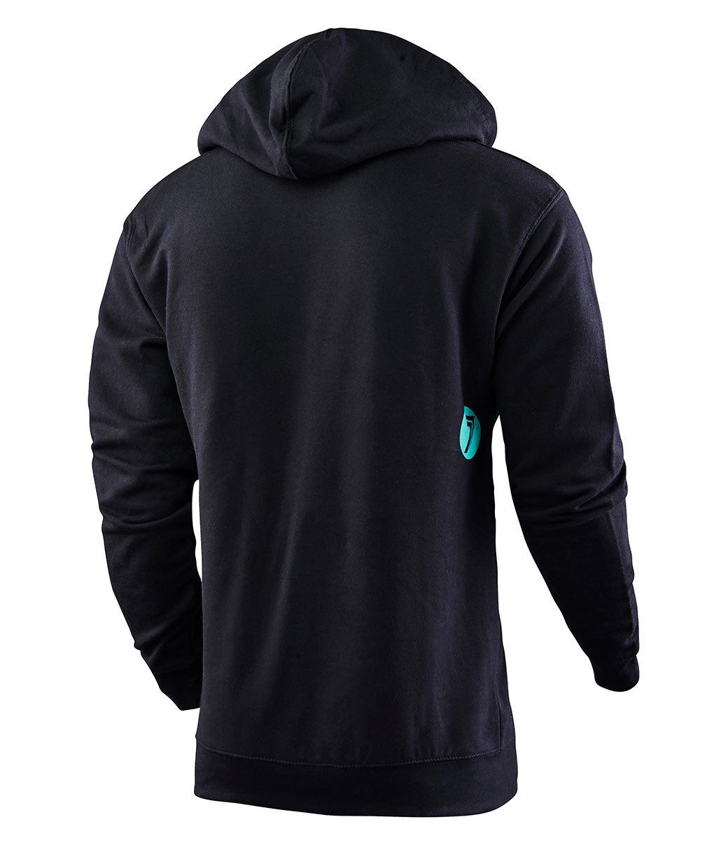 POLERON SEVEN BRAND HOODIE BLACK 22.1