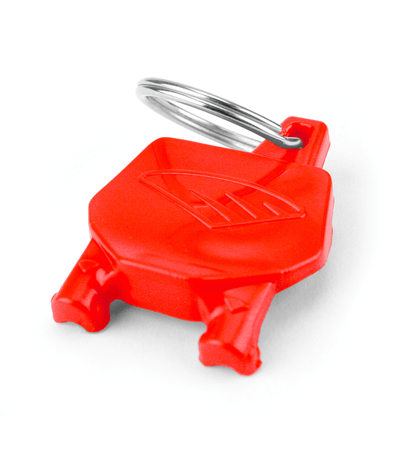 Llavero Porta Número Cycra Naranja | Accesorio Moto Stadium Plate