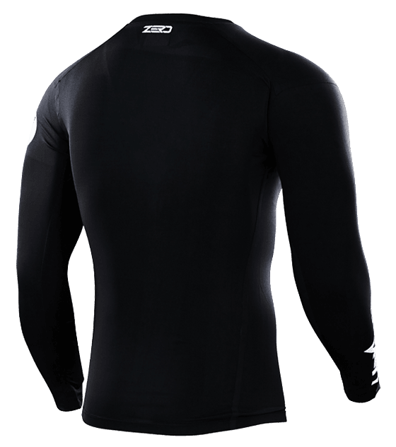 POLERA DE  COMPRESION SEVEN ZERO STAPLE NEGRO – Rendimiento Superior y Soporte Muscular