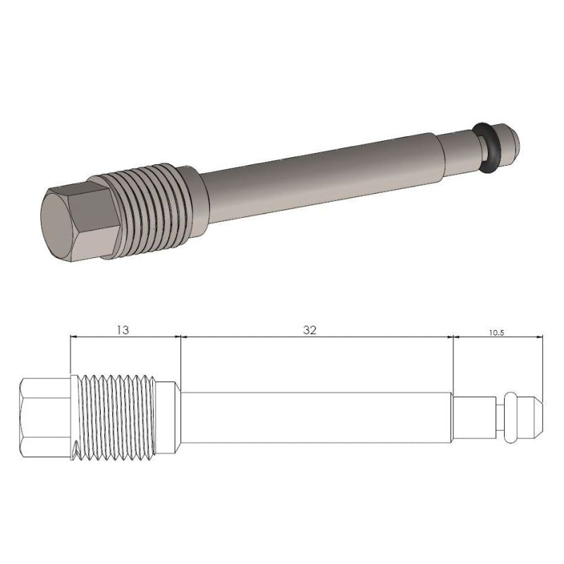 Pasador de la pastilla de freno Moto-Master Honda