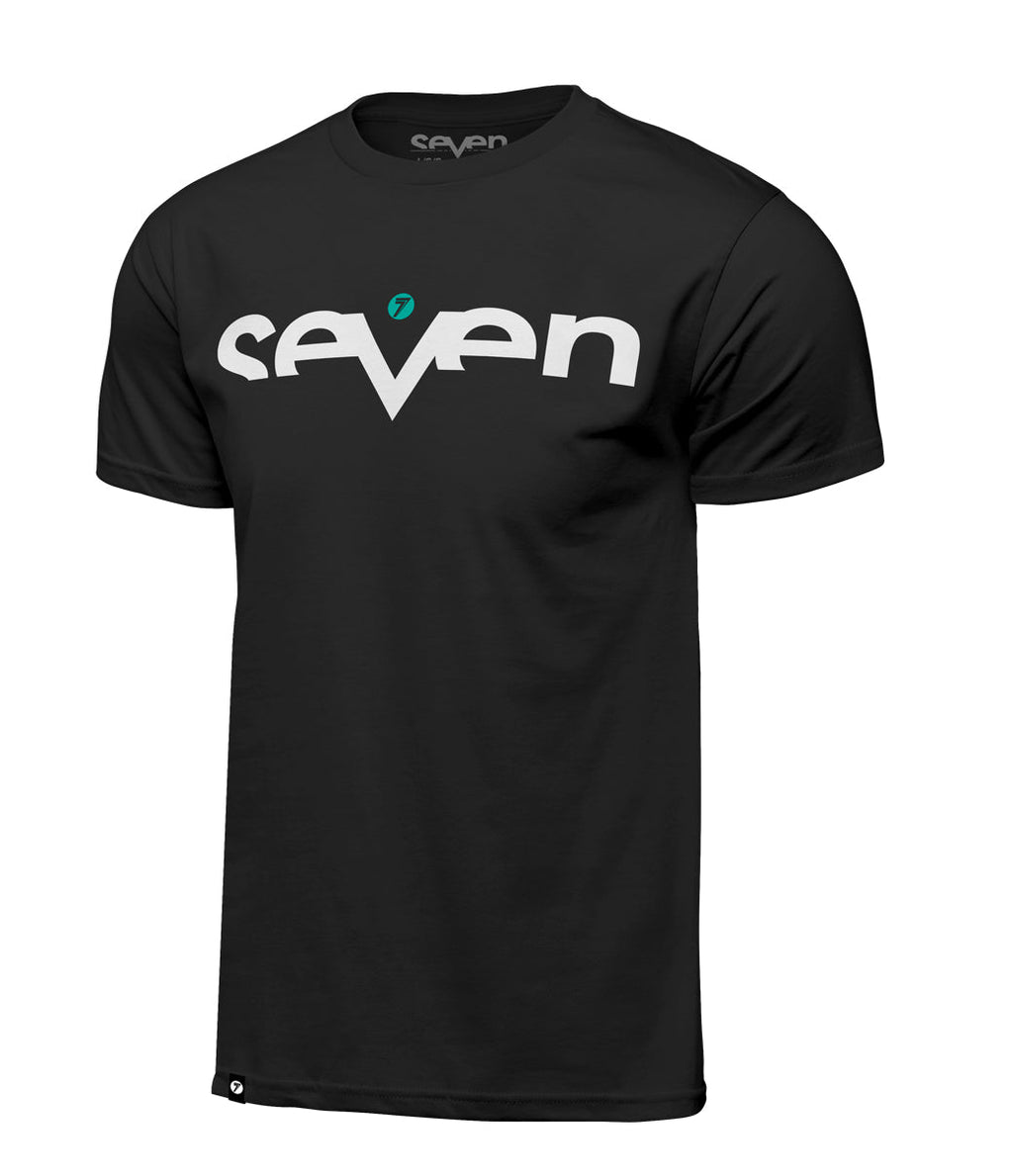 POLERA SEVEN BRAND TEE BLACK