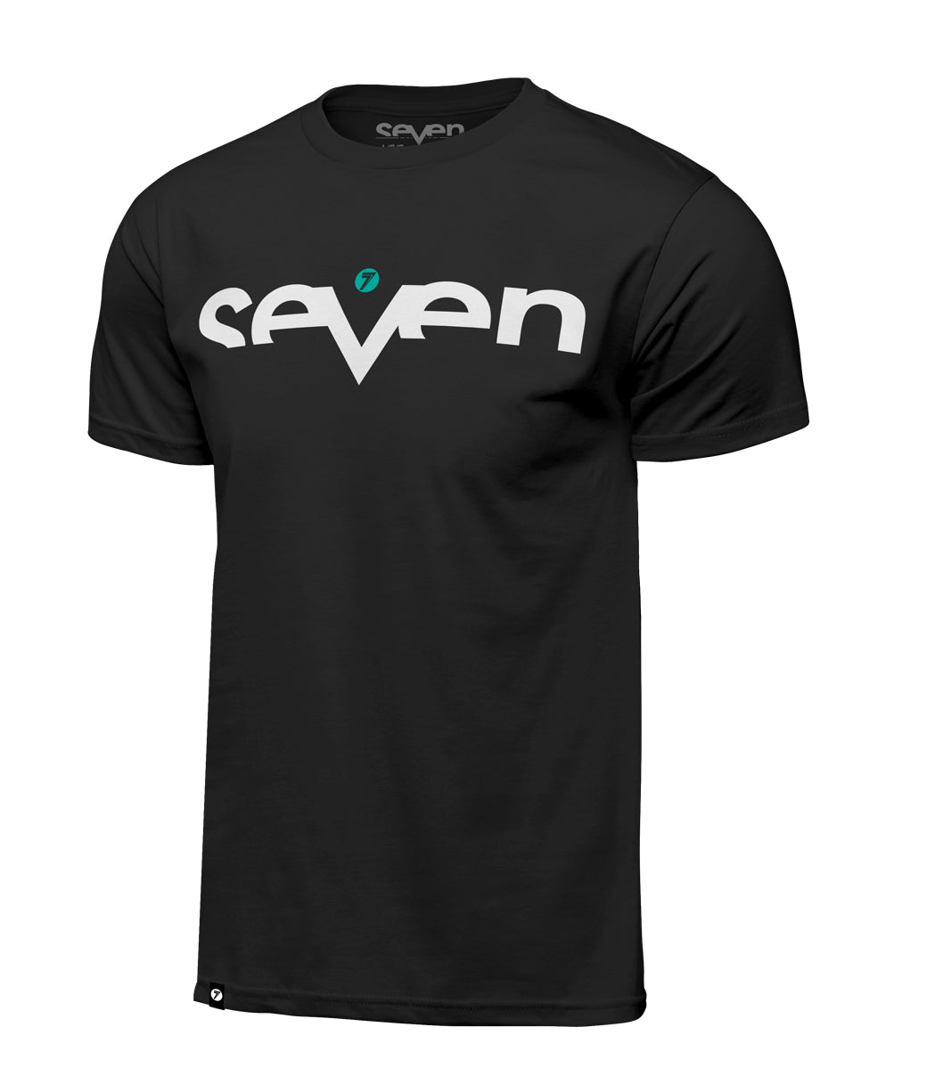POLERA SEVEN BRAND TEE BLACK