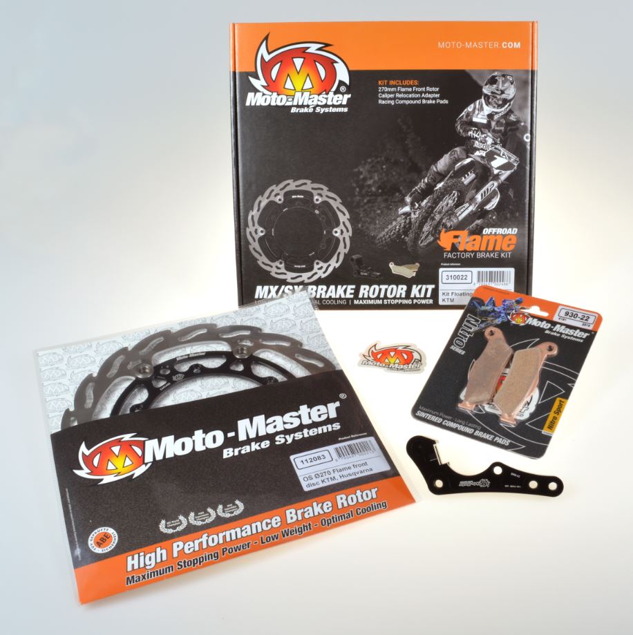 Kit Disco Sobre medida Floating Ø270 Offroad Moto-Master KTM (rotor-adaptadores-pastillas)