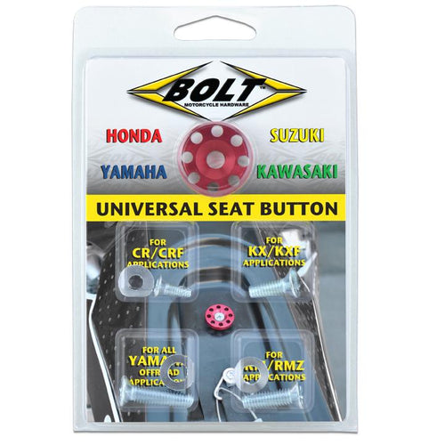 Botón Asiento Universal Moto Bolt BMH-SB | Anclaje Honda Yamaha Suzuki