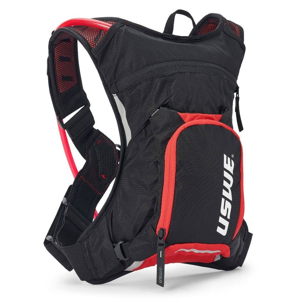 Mochila USWE Mtb Hydro 3 Negro / Rojo