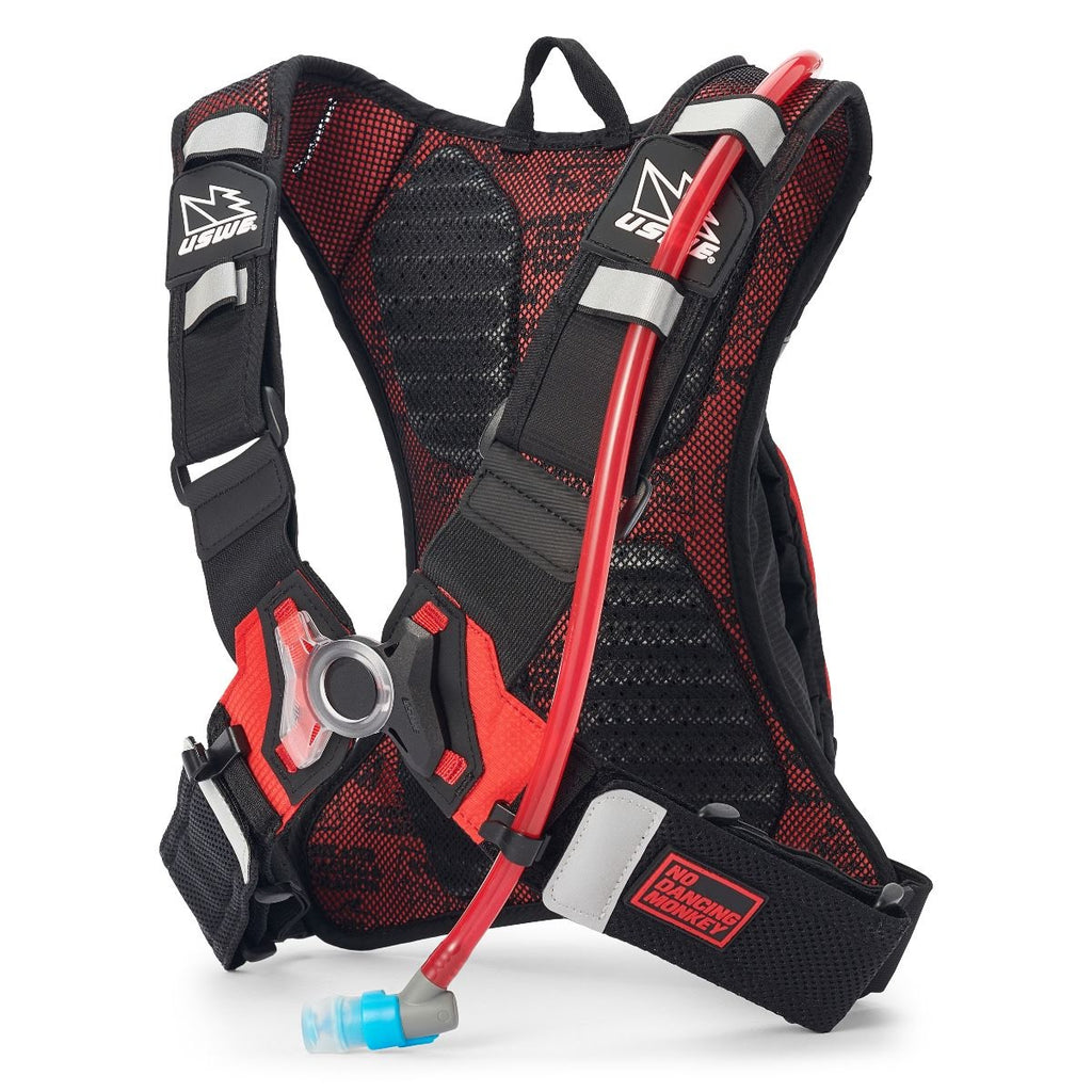 Mochila USWE Mtb Hydro 3 Negro / Rojo