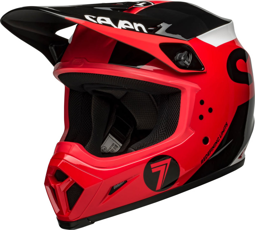 Casco Motocross Bell MX-9 MIPS Seven Phaser RD/BK